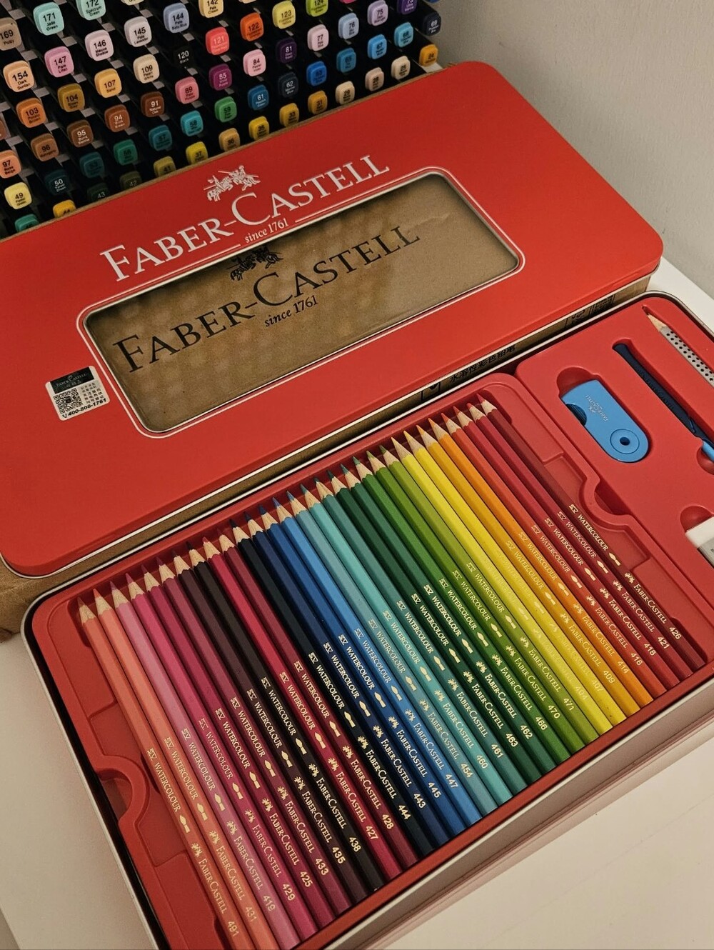 Faber-Castell 60-Colour Watercolour Pencils – Brand New & Sealed